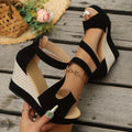 Calvina Ankle-Strap Wedge Sandals | Women's High Wedge Sandals