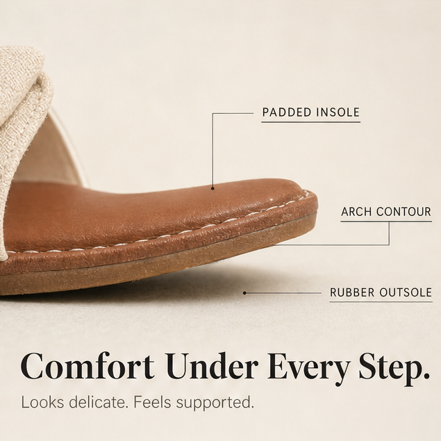 Corwyn Bow Flat Sandals | Women's Pearl Ankle-Cuff Sandals