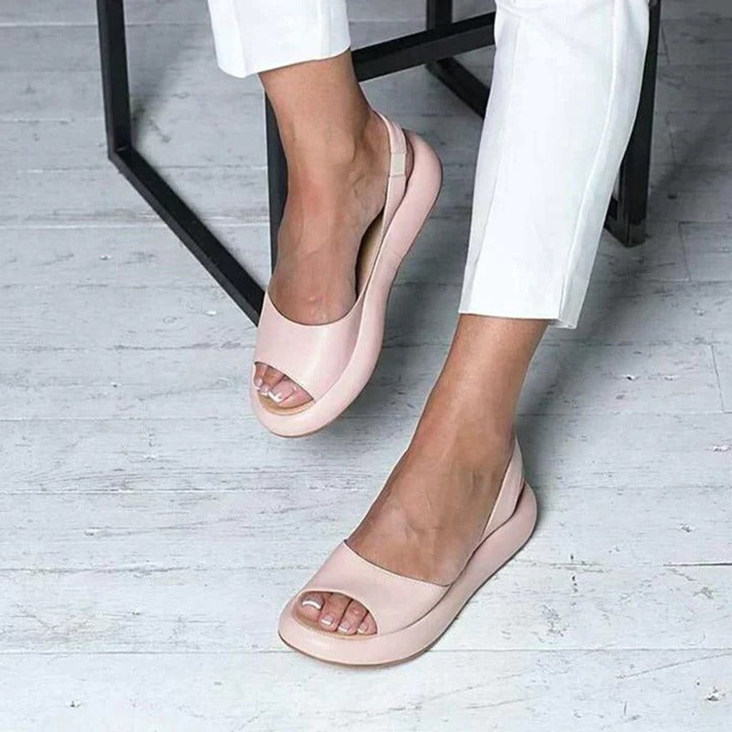 Darla Peep-Toe Slingback Sandals | Women's Flat Summer Sandals