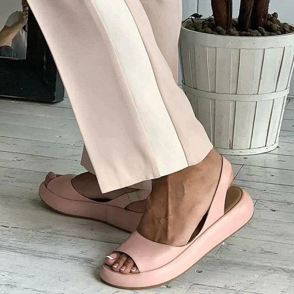Darla Peep-Toe Slingback Sandals | Women's Flat Summer Sandals