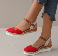 Margie Espadrille Flatform Flats | Women's Ankle-Strap Shoes