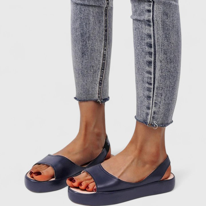Bondi Peep-Toe Flatform Sandals | Women's Slingback Summer Sandals
