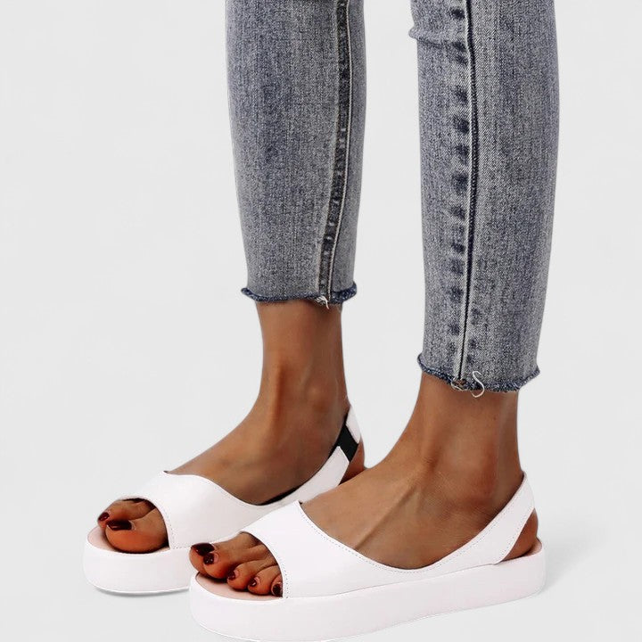 Bondi Peep-Toe Flatform Sandals | Women's Slingback Summer Sandals