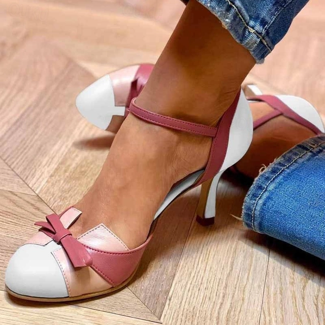 Donna Bow Heeled Sandals | Women's Stiletto Summer Sandals