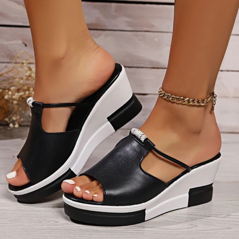 Morgana Cut-Out Platform Sandals | Women's Slingback Comfort Sandals