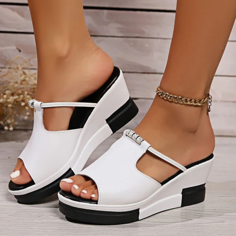 Morgana Cut-Out Platform Sandals | Women's Slingback Comfort Sandals