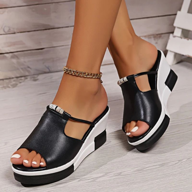 Morgana Cut-Out Platform Sandals | Women's Slingback Comfort Sandals