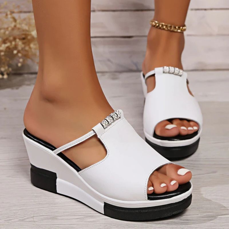 Morgana Cut-Out Platform Sandals | Women's Slingback Comfort Sandals