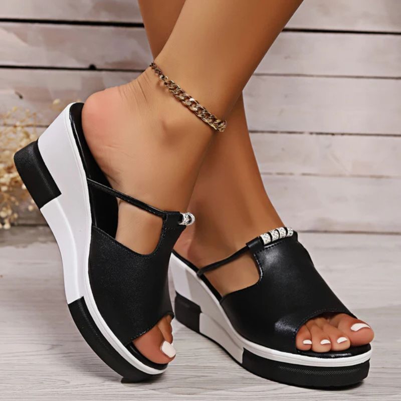 Morgana Cut-Out Platform Sandals | Women's Slingback Comfort Sandals