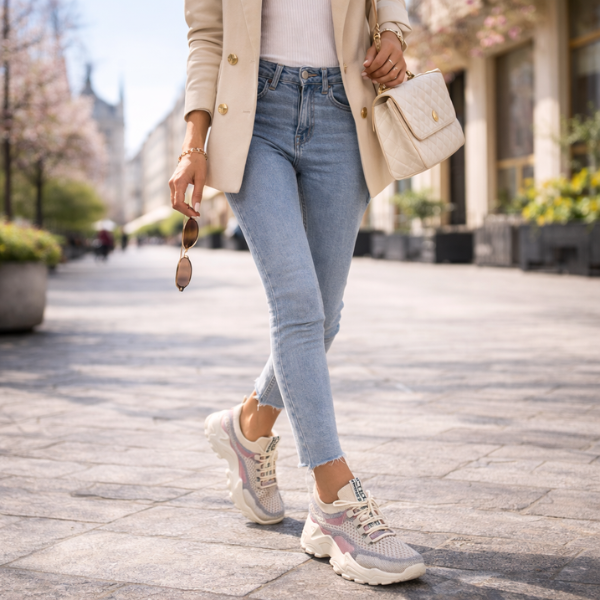 Ondine Breathable Mesh Sneakers | Women's Walking Trainers