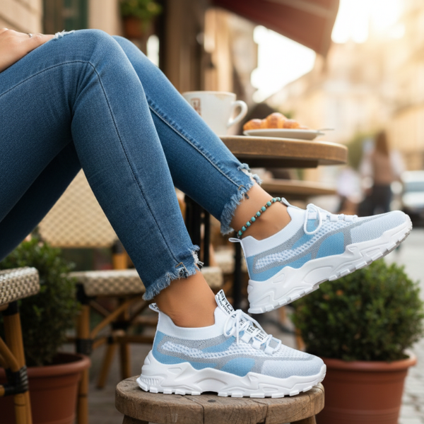 Ondine Breathable Mesh Sneakers | Women's Walking Trainers