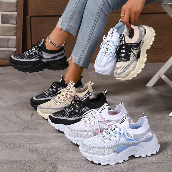 Ondine Breathable Mesh Sneakers | Women's Walking Trainers