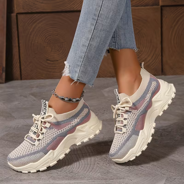 Ondine Breathable Mesh Sneakers | Women's Walking Trainers