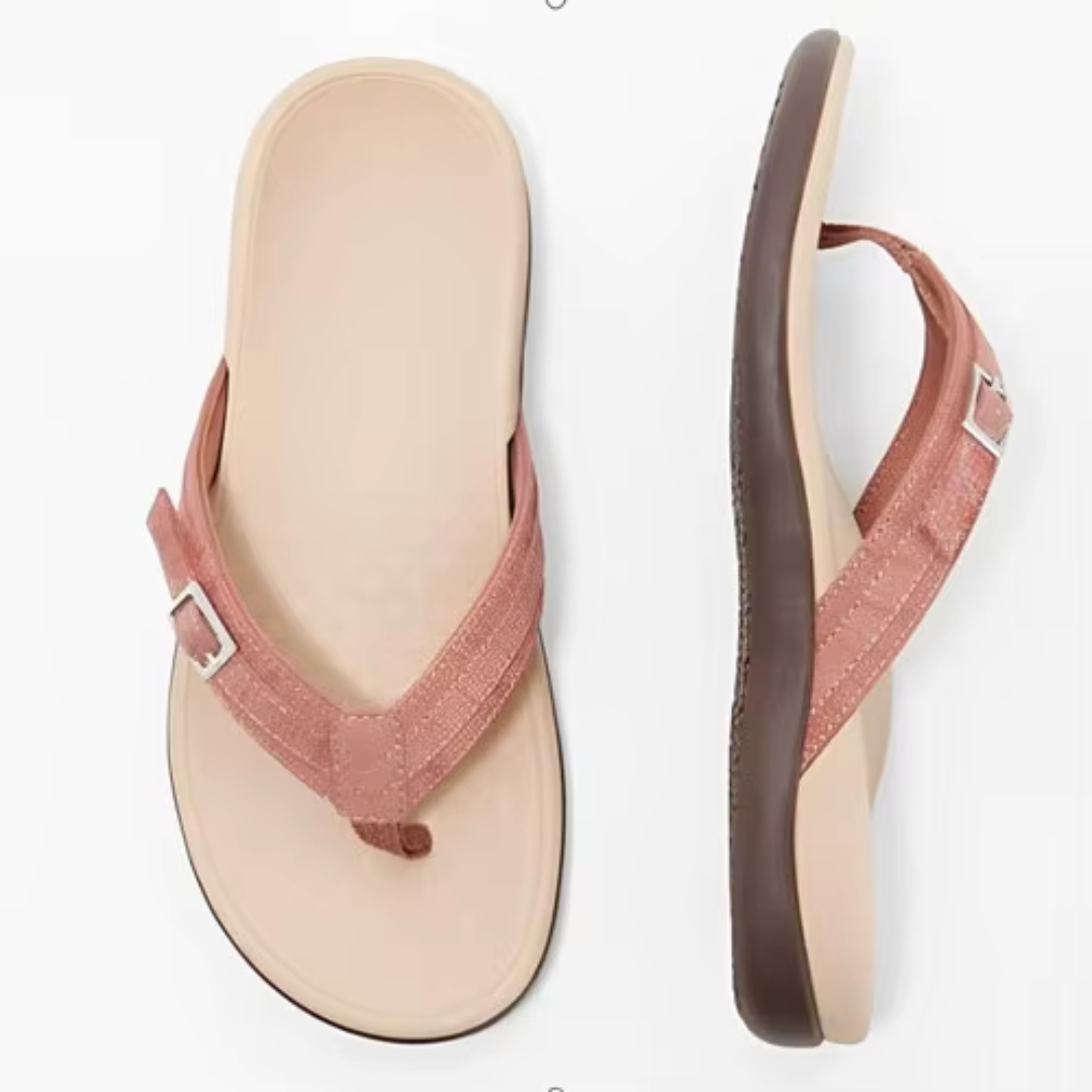 Daryl Cushioned Thong Sandals | Women's Comfort Summer Sandals