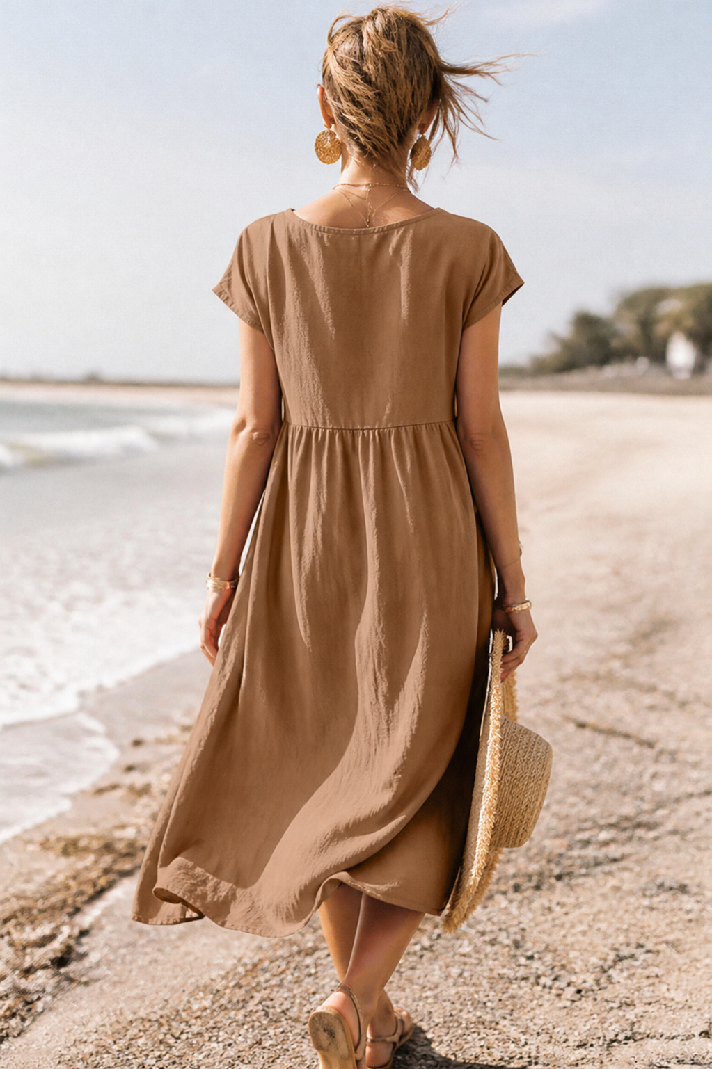 Isadora Linen Maxi Dress | Women's Summer Occasion Gown