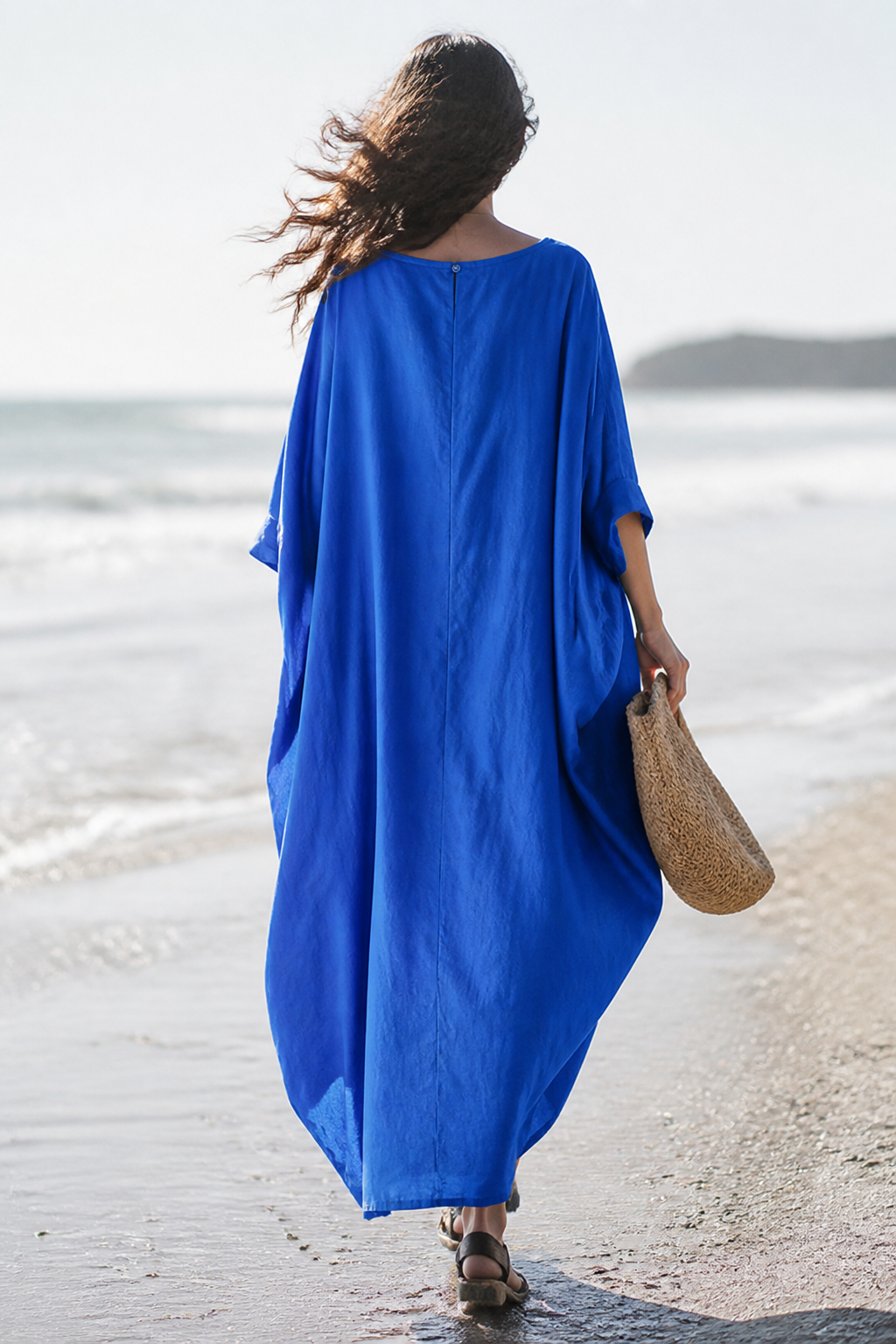 Ondine Linen Maxi Dress | Women's Summer Occasion Gown