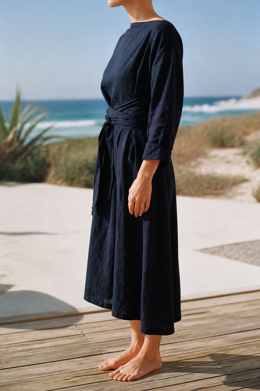 Camille Linen Maxi Dress | Women's Summer Occasion Gown