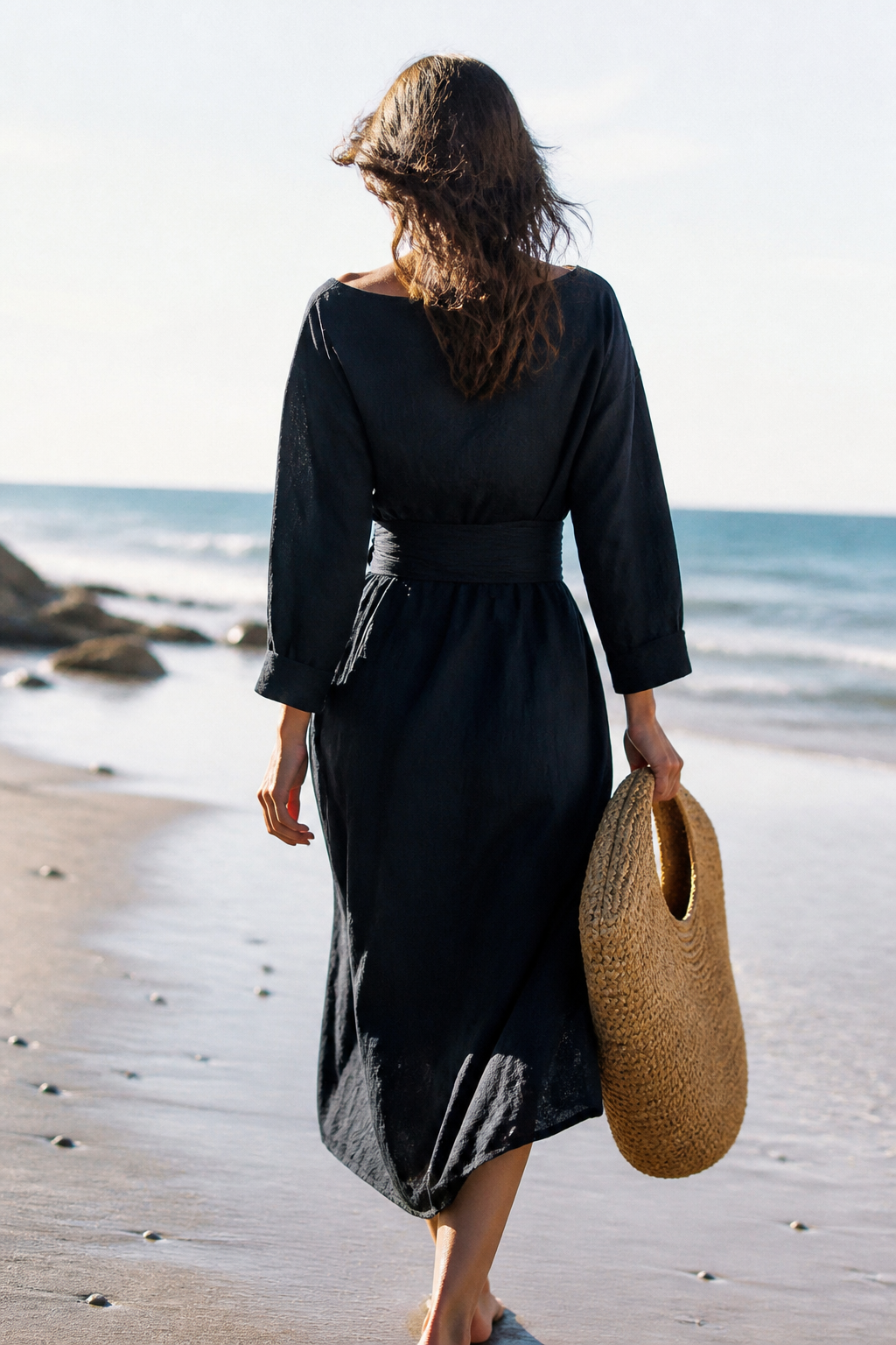 Camille Linen Maxi Dress | Women's Summer Occasion Gown
