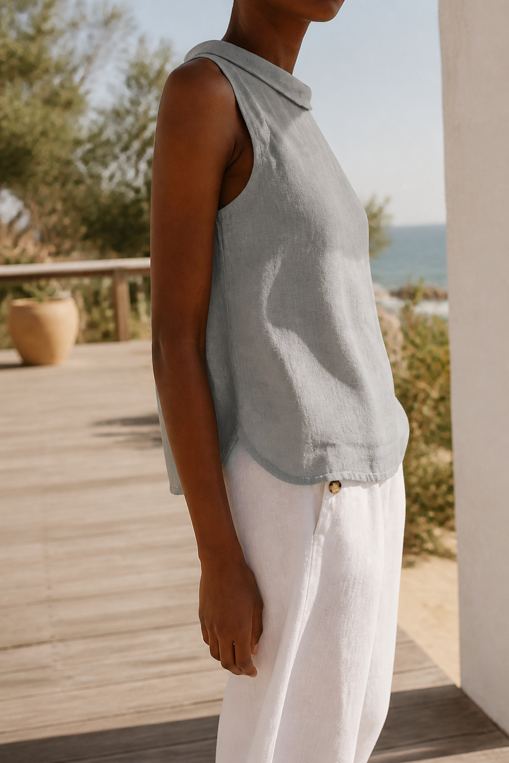 Maren Relaxed Linen Shirt | Women's Everyday Button-Up Top
