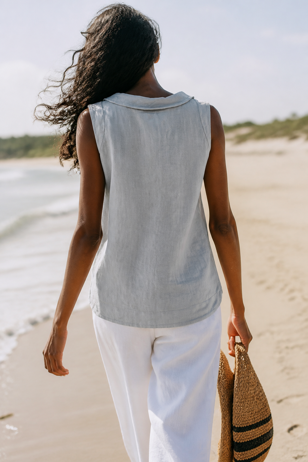 Maren Relaxed Linen Shirt | Women's Everyday Button-Up Top