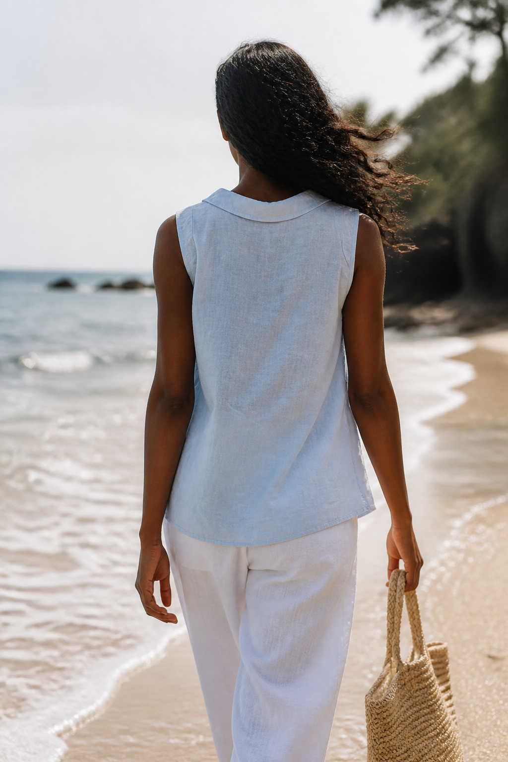 Maren Relaxed Linen Shirt | Women's Everyday Button-Up Top