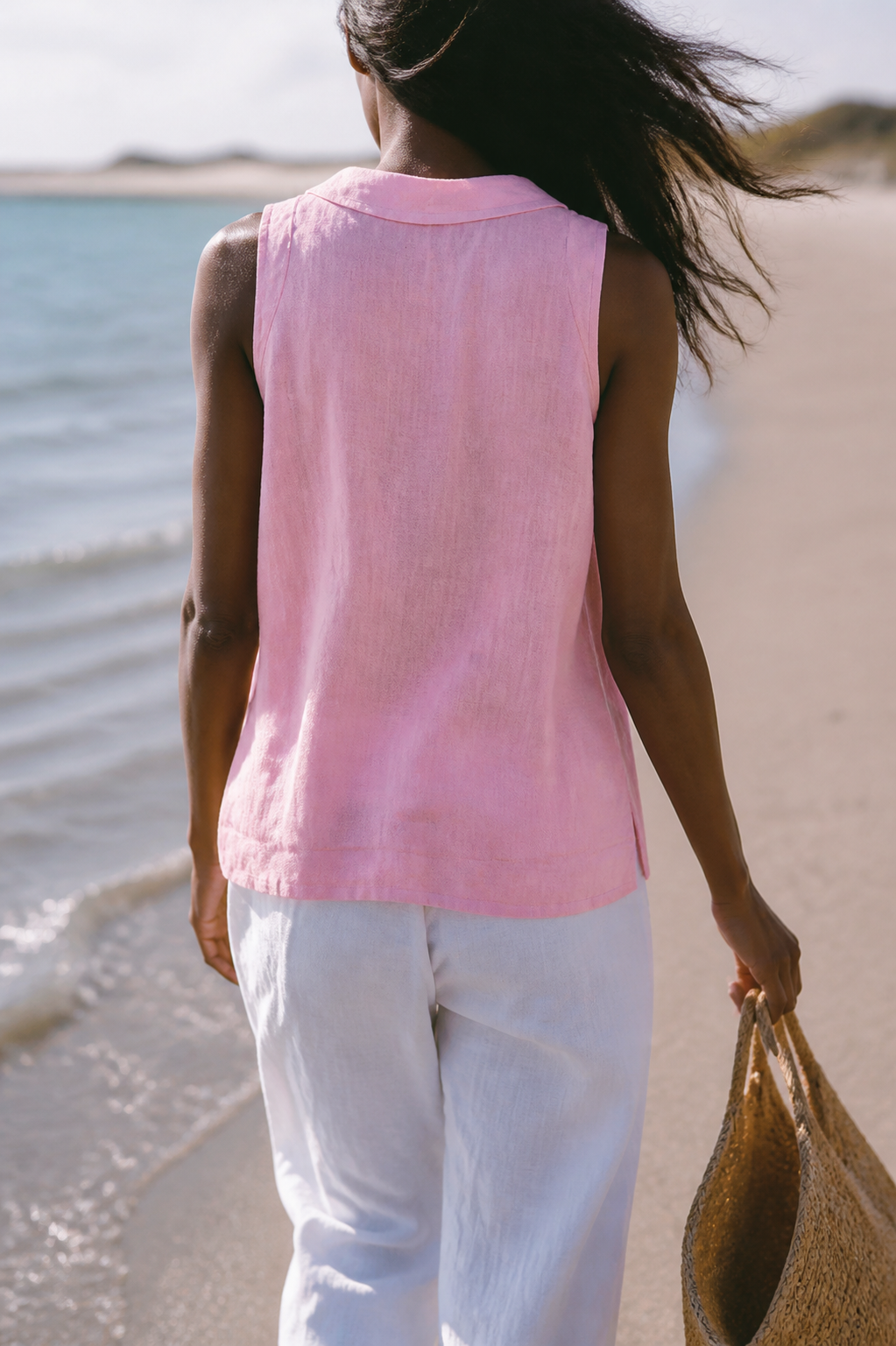 Maren Relaxed Linen Shirt | Women's Everyday Button-Up Top