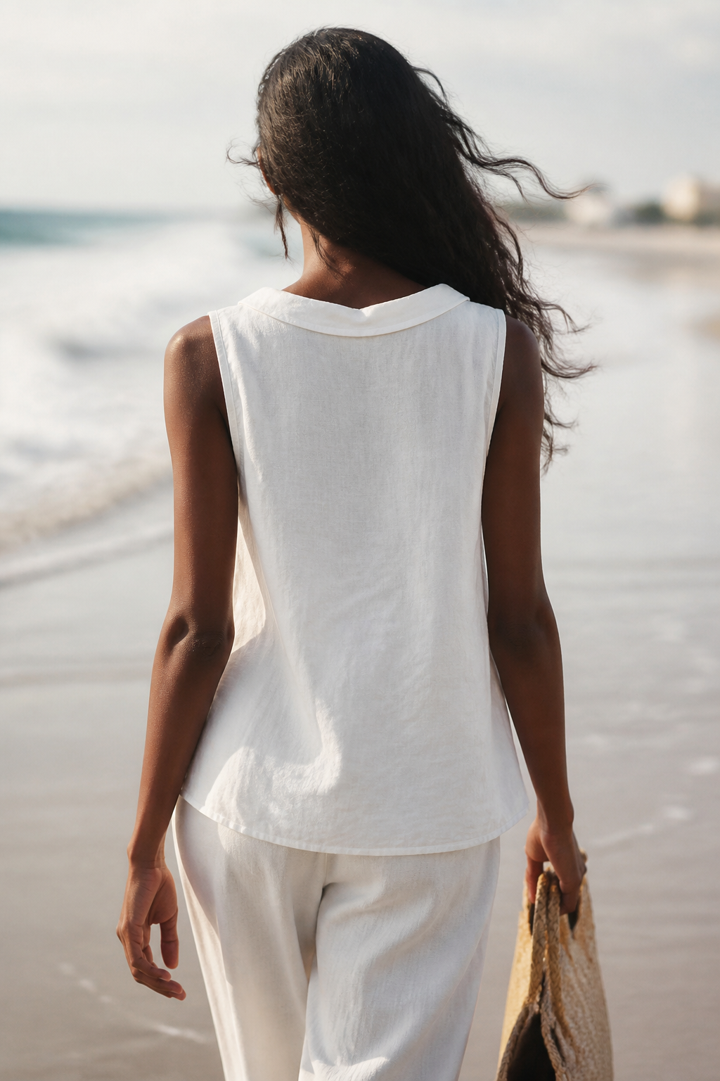 Maren Relaxed Linen Shirt | Women's Everyday Button-Up Top