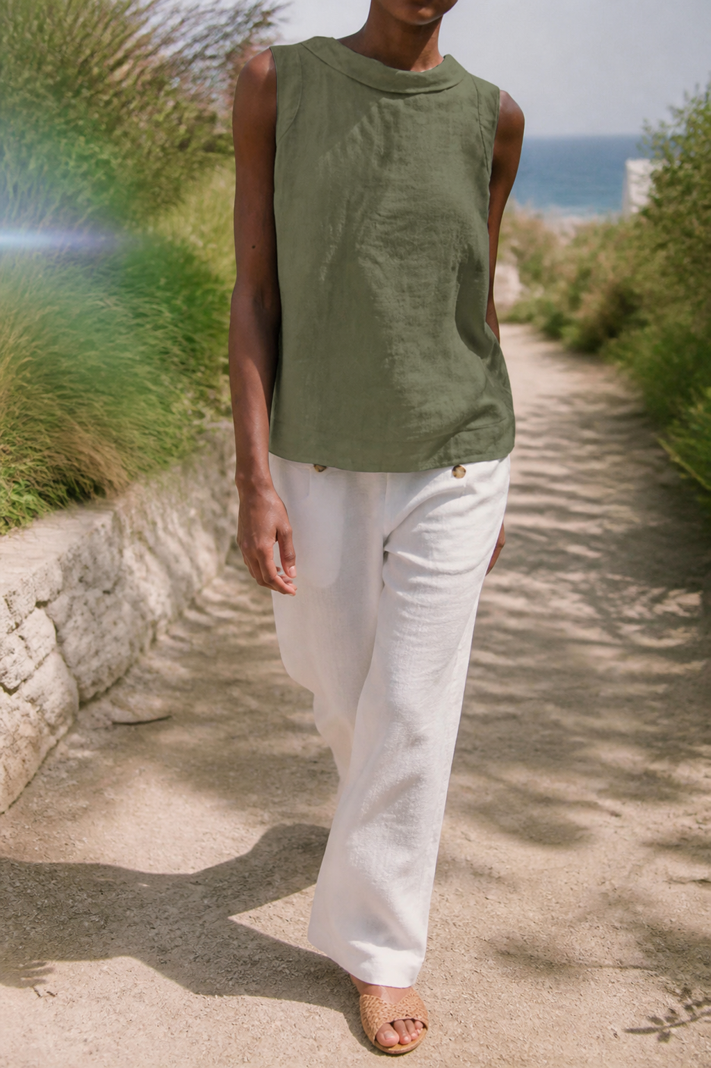 Maren Relaxed Linen Shirt | Women's Everyday Button-Up Top