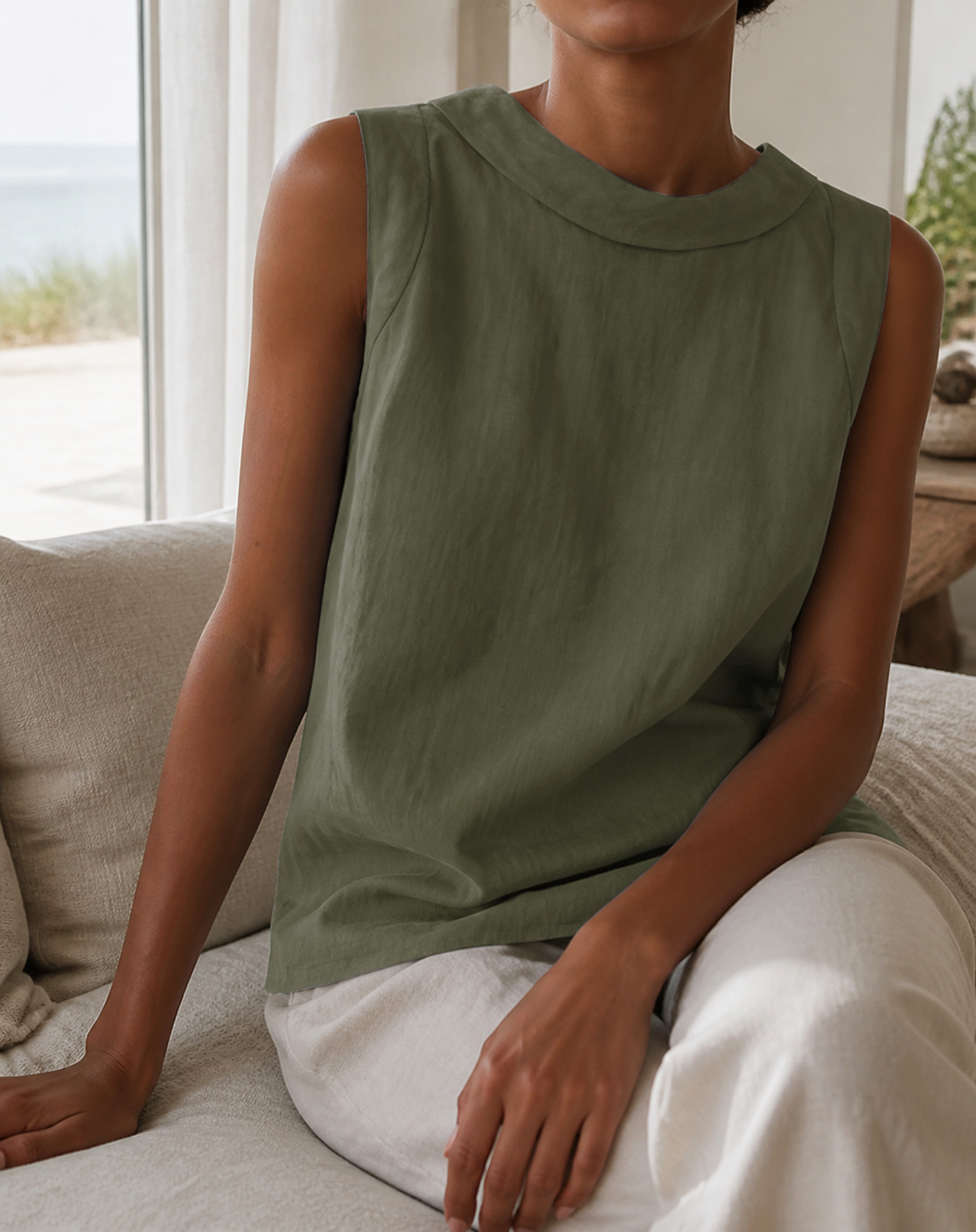 Maren Relaxed Linen Shirt | Women's Everyday Button-Up Top