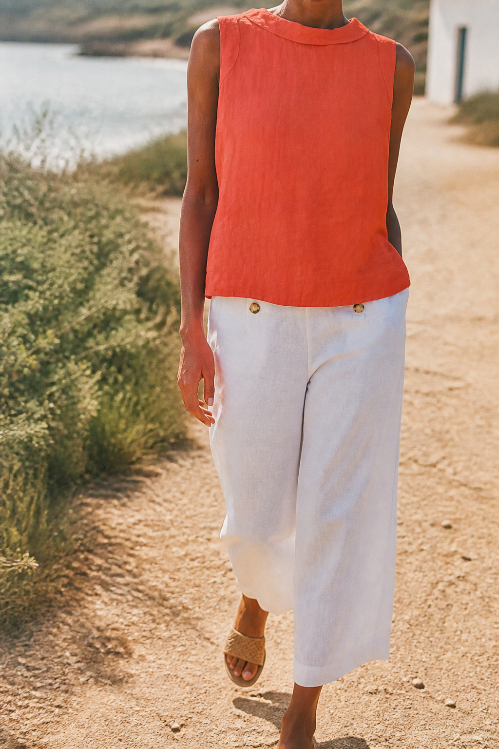 Maren Relaxed Linen Shirt | Women's Everyday Button-Up Top