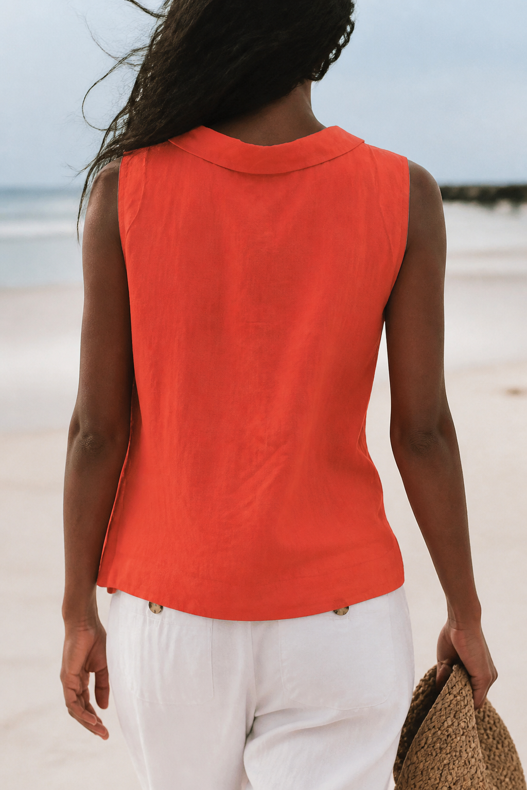 Maren Relaxed Linen Shirt | Women's Everyday Button-Up Top