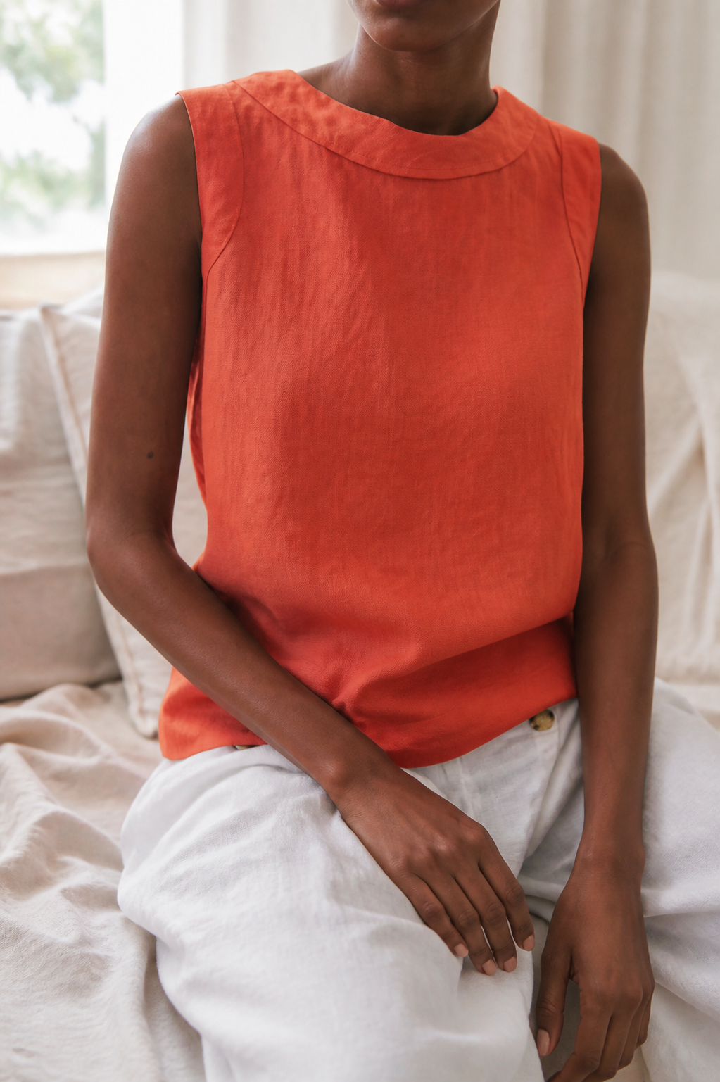 Maren Relaxed Linen Shirt | Women's Everyday Button-Up Top