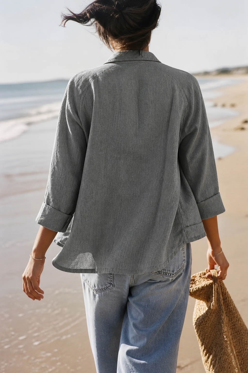 Poppy Relaxed Shirt | Women's Everyday Cotton Button-Up Top