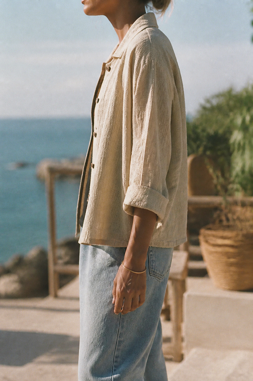 Poppy Relaxed Shirt | Women's Everyday Cotton Button-Up Top