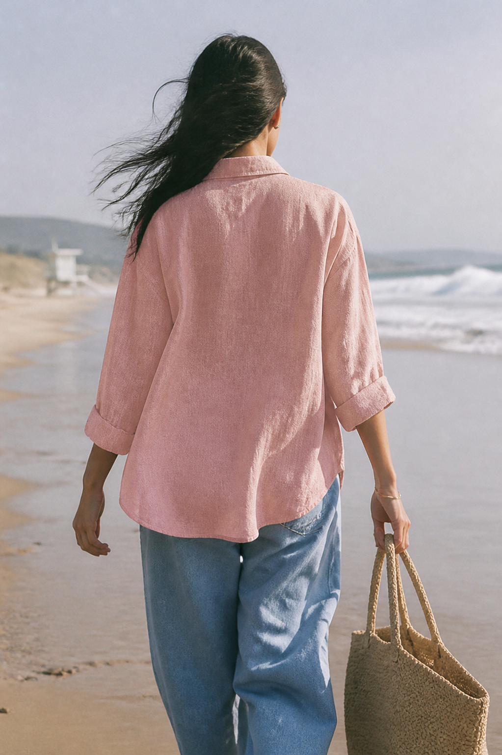 Poppy Relaxed Shirt | Women's Everyday Cotton Button-Up Top