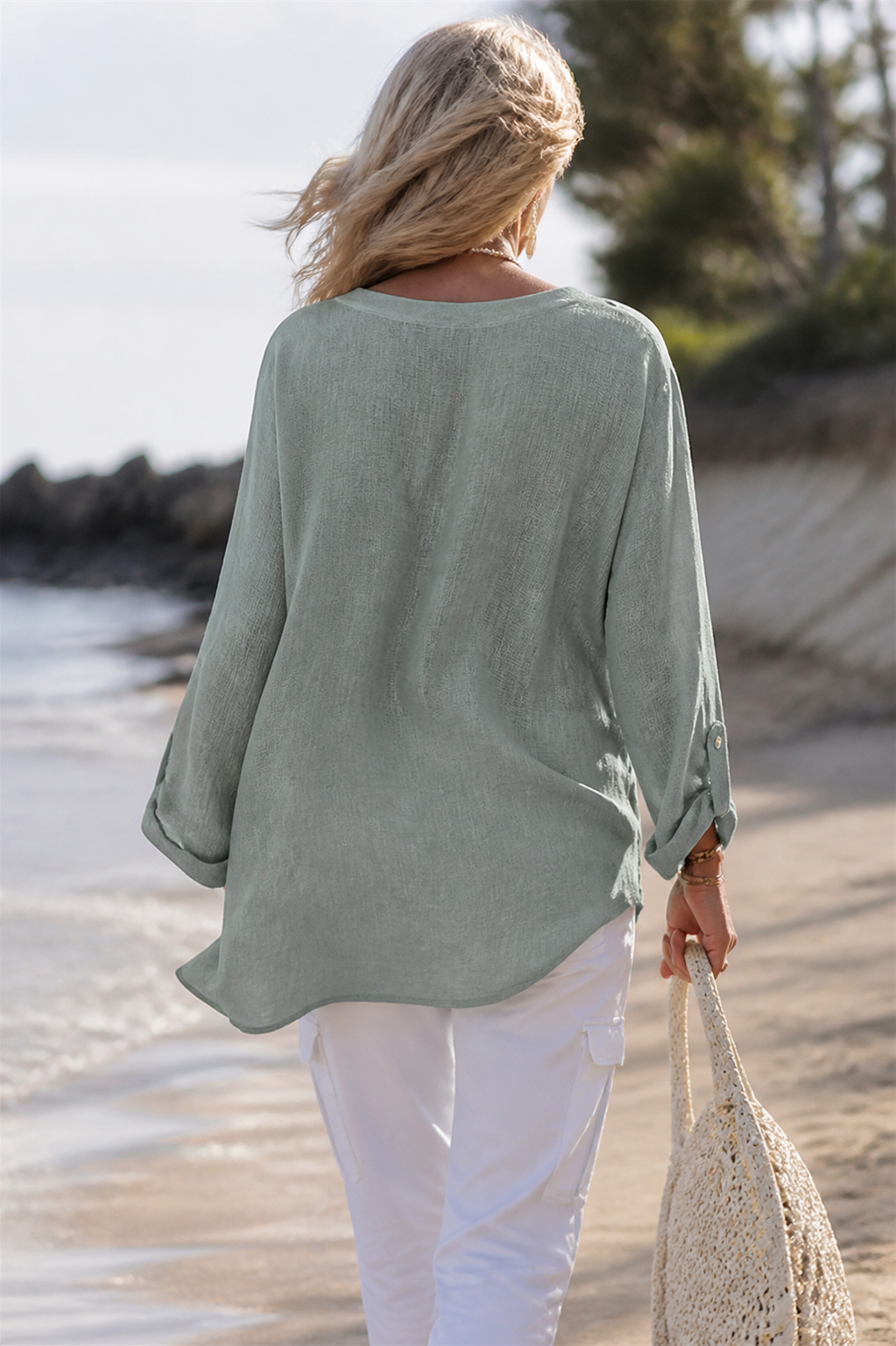 Elodie Relaxed Linen Shirt | Women's Everyday Button-Up Top