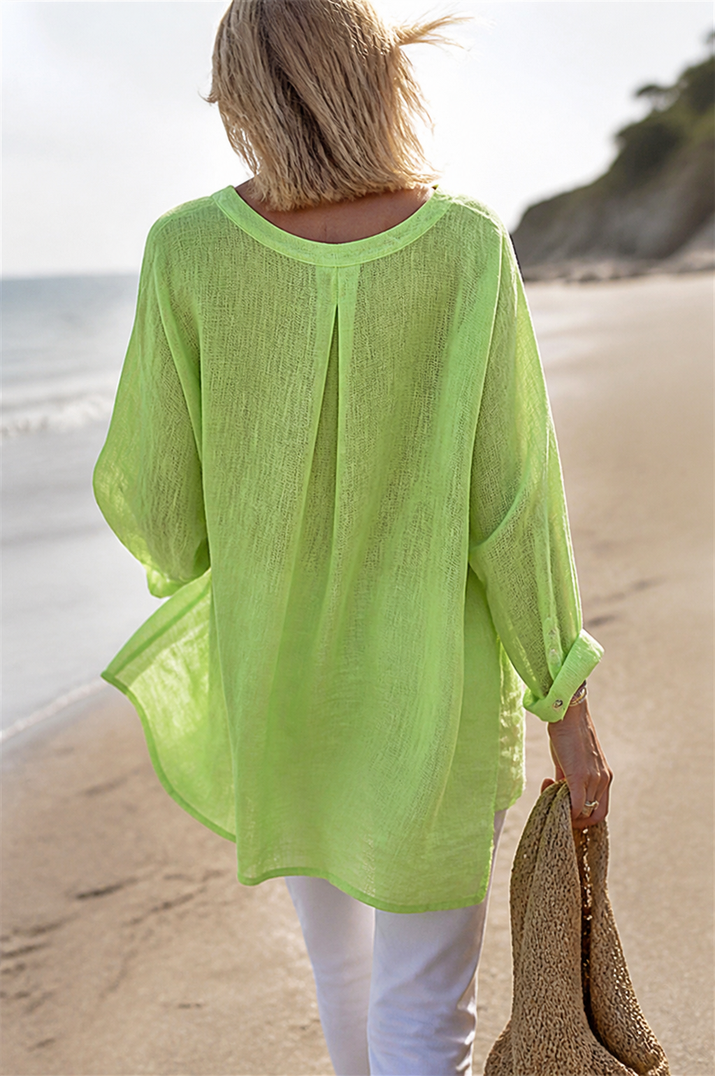 Elodie Relaxed Linen Shirt | Women's Everyday Button-Up Top