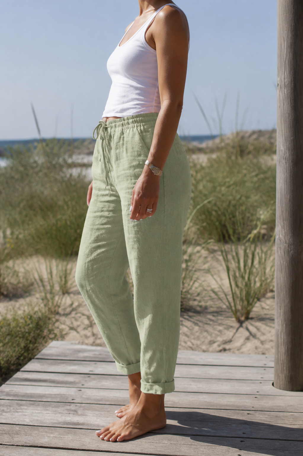 Marlowe Wide-Leg Pants | Women's Relaxed Linen Trousers