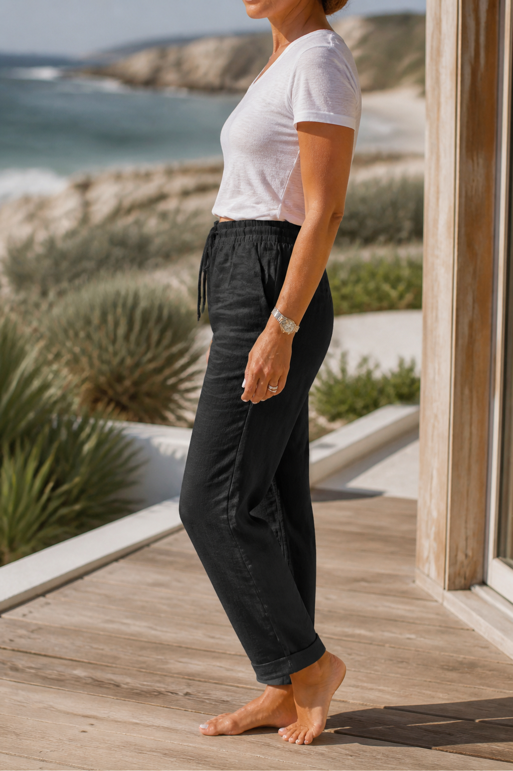 Marlowe Wide-Leg Pants | Women's Relaxed Linen Trousers