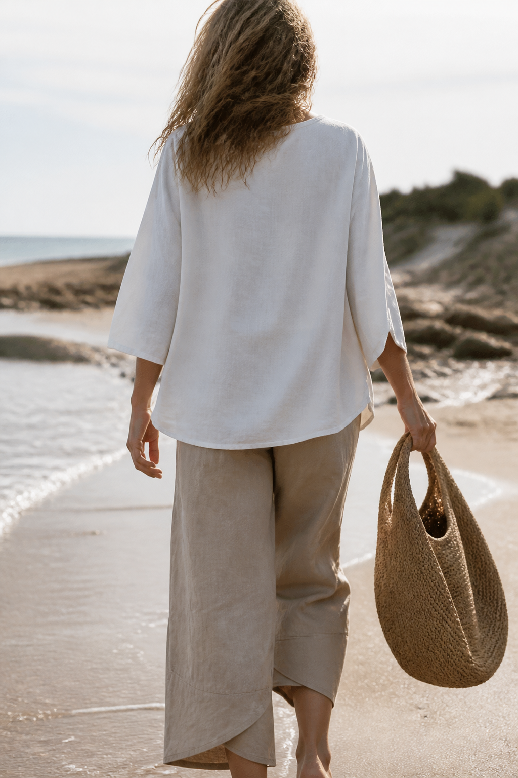 Juno Tapered Trousers | Women's Tailored Relaxed Linen Pants