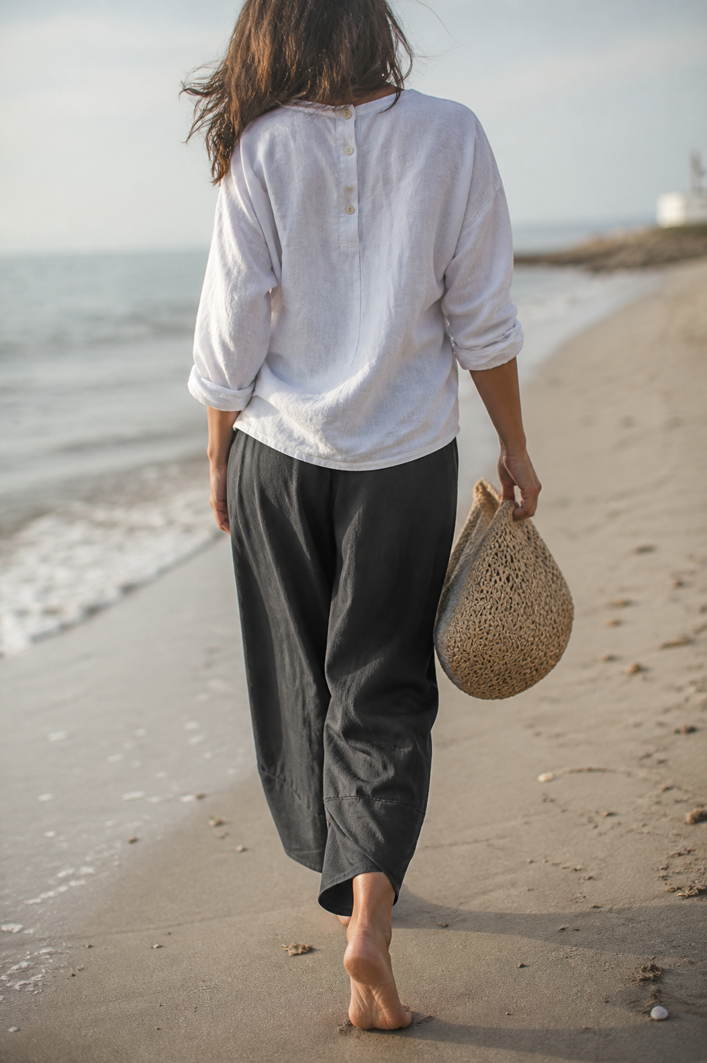Juno Tapered Trousers | Women's Tailored Relaxed Linen Pants
