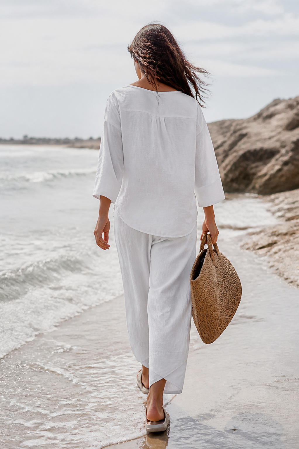 Juno Tapered Trousers | Women's Tailored Relaxed Linen Pants