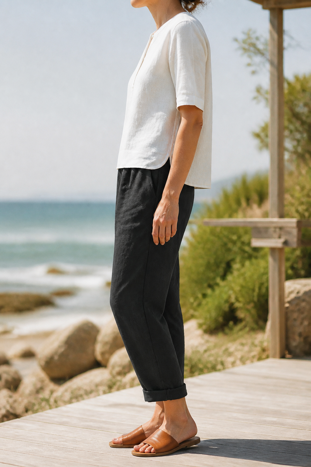 Remy Relaxed Tapered Pants | Women's Everyday Trousers