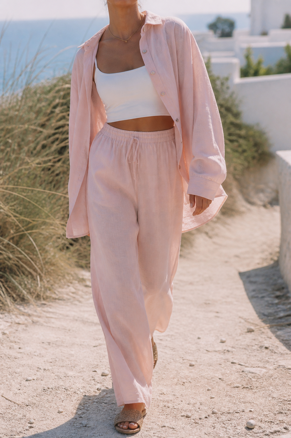 Bianca Two-Piece Set | Women's Matching Top and Trousers