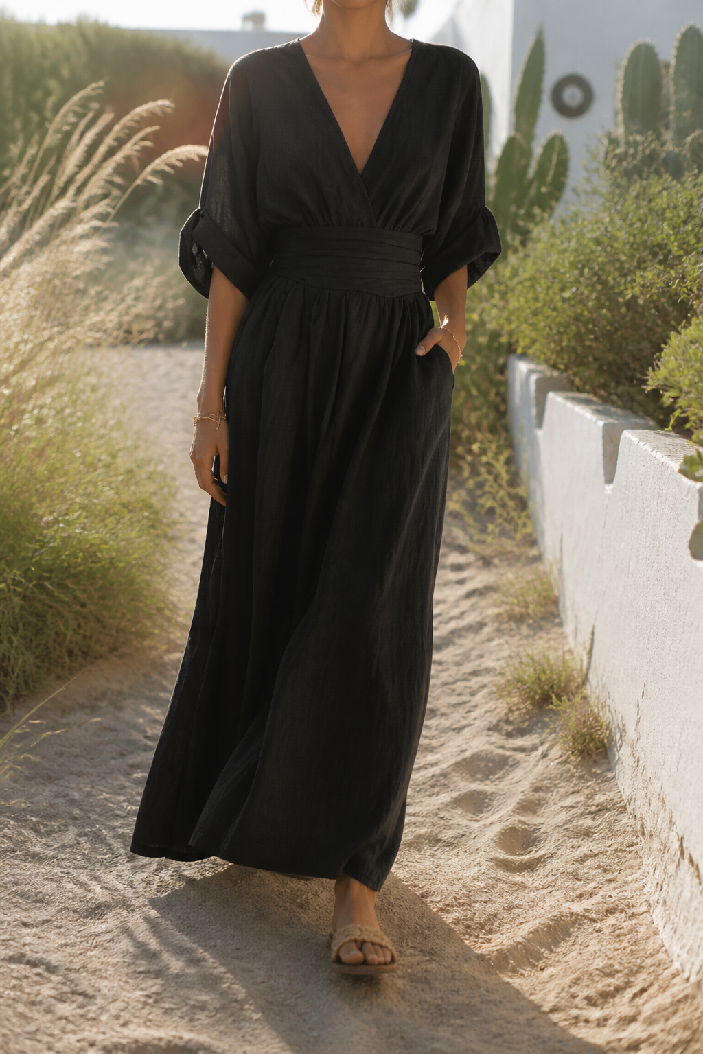 Josephine Wrap Jumpsuit | Women's Wide-Leg Occasion One-Piece