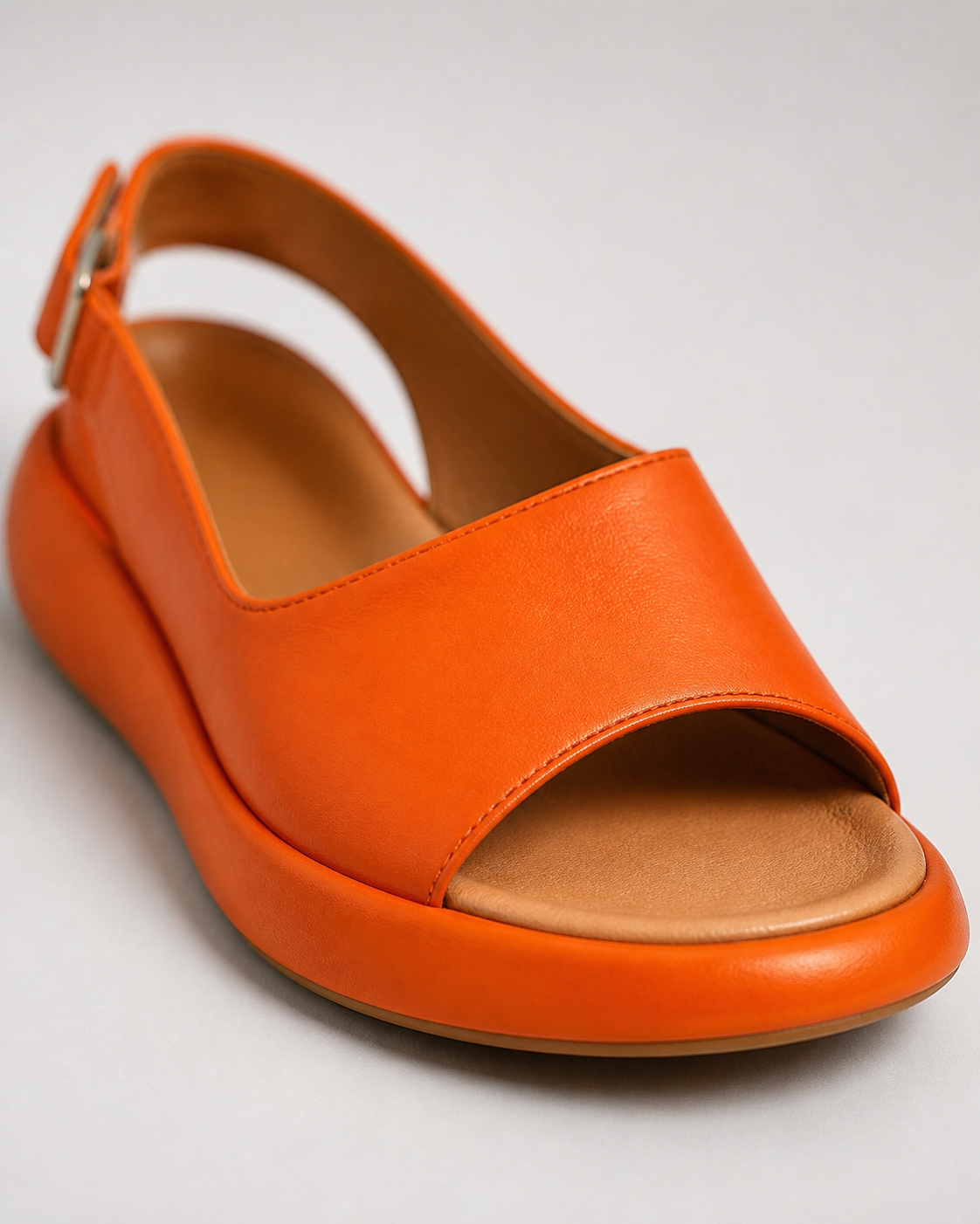 Drift Peep-Toe Flatform Slides | Women's Wide-Strap Slip-On Slides