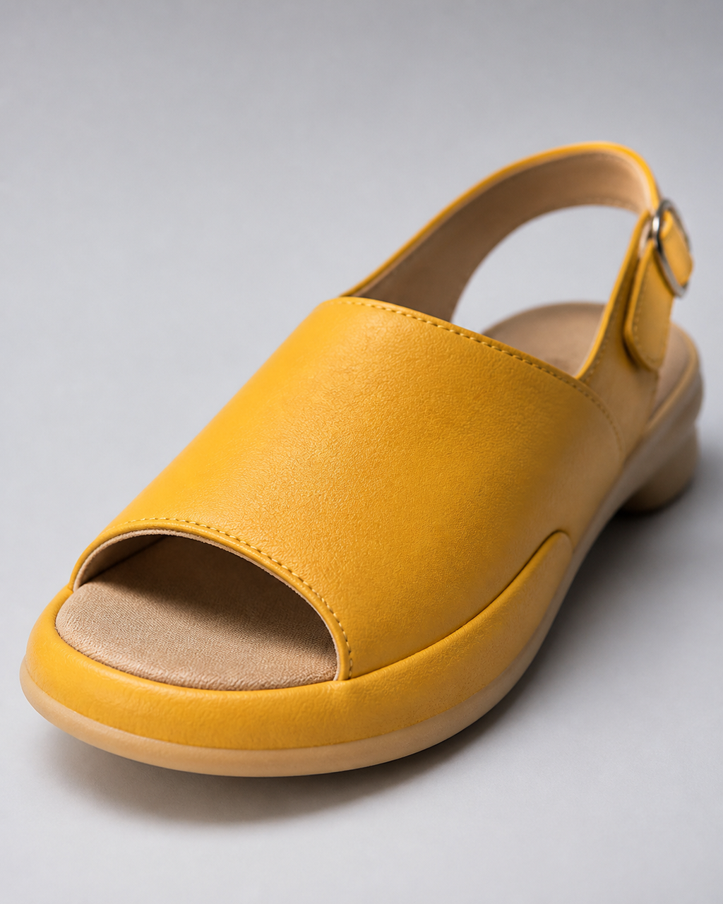 Drift Peep-Toe Flatform Slides | Women's Wide-Strap Slip-On Slides