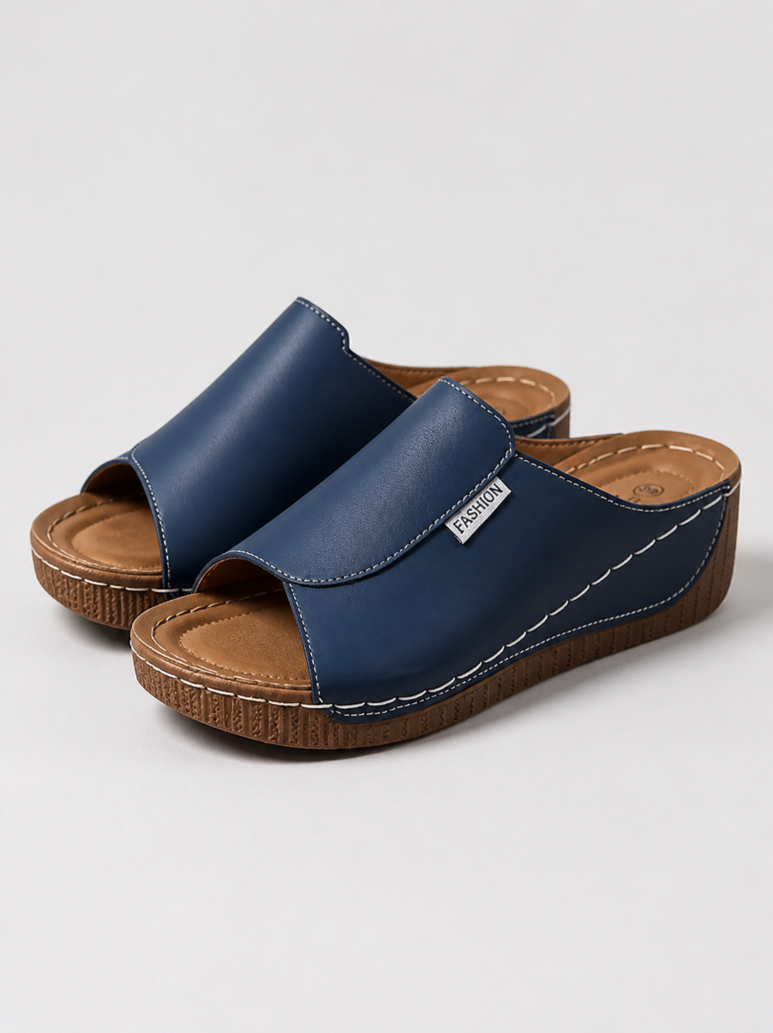 Ayla Platform Slides | Women's Slip-On Summer Slides