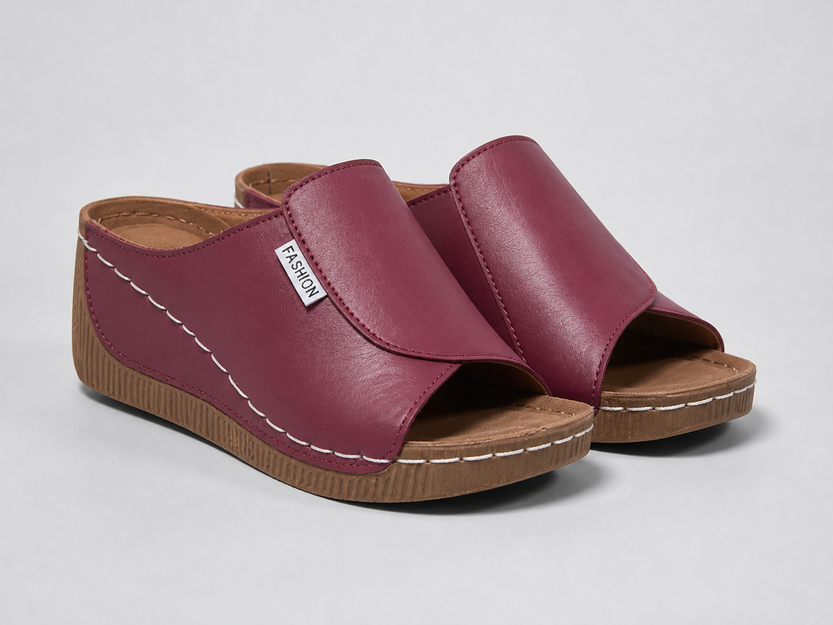 Ayla Platform Slides | Women's Slip-On Summer Slides