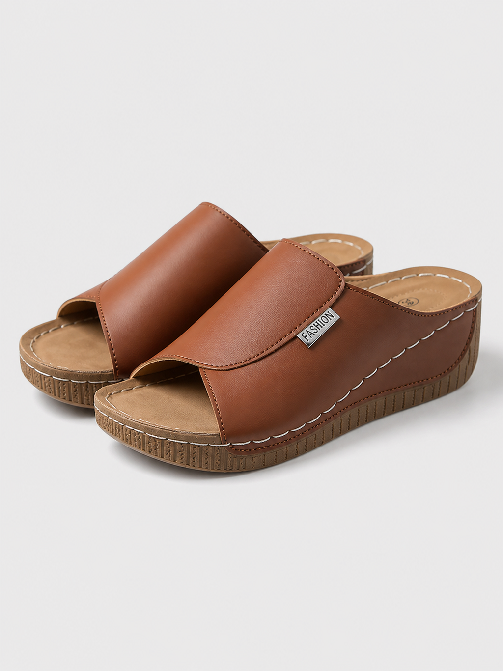Ayla Platform Slides | Women's Slip-On Summer Slides